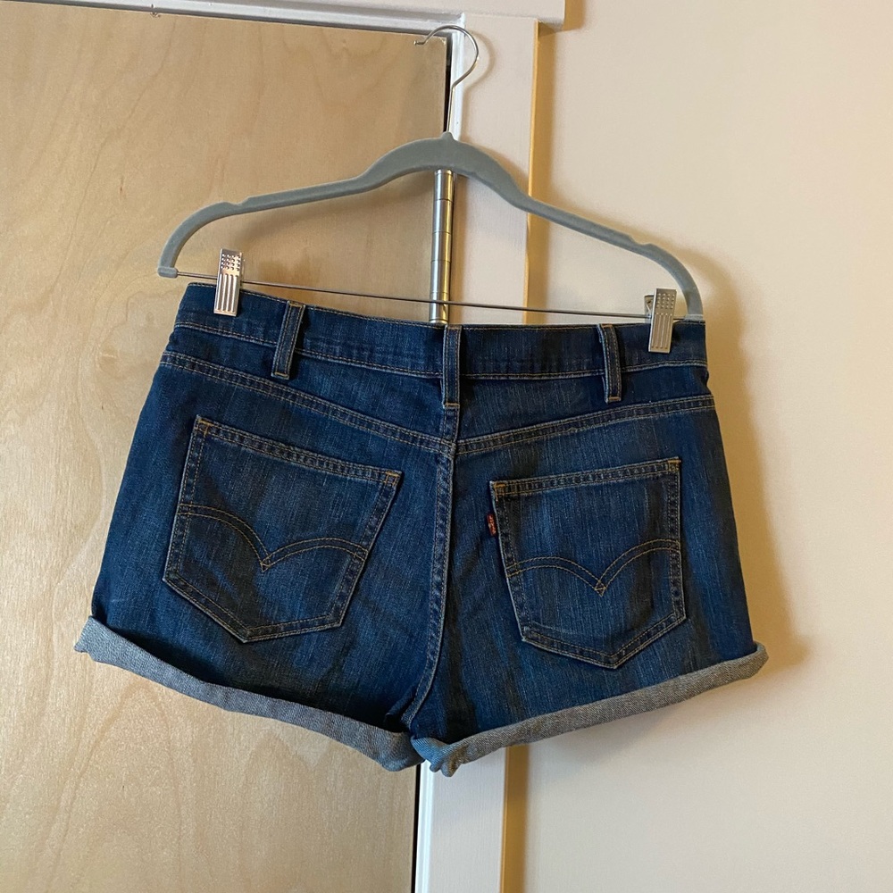 High waisted mini shorts